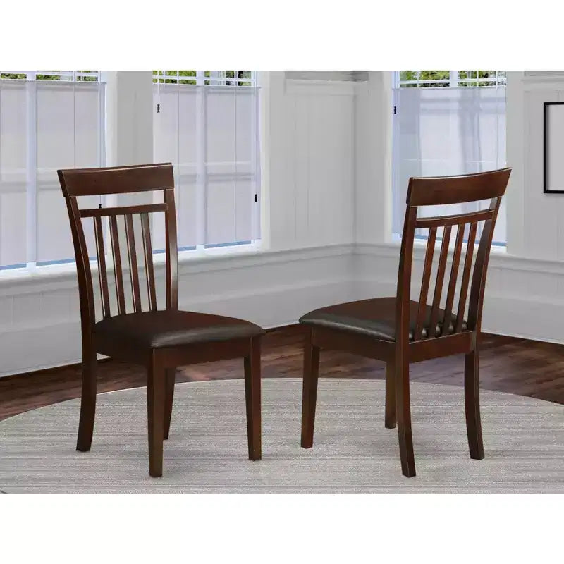 Chaises de salle à manger modernes en similicuir