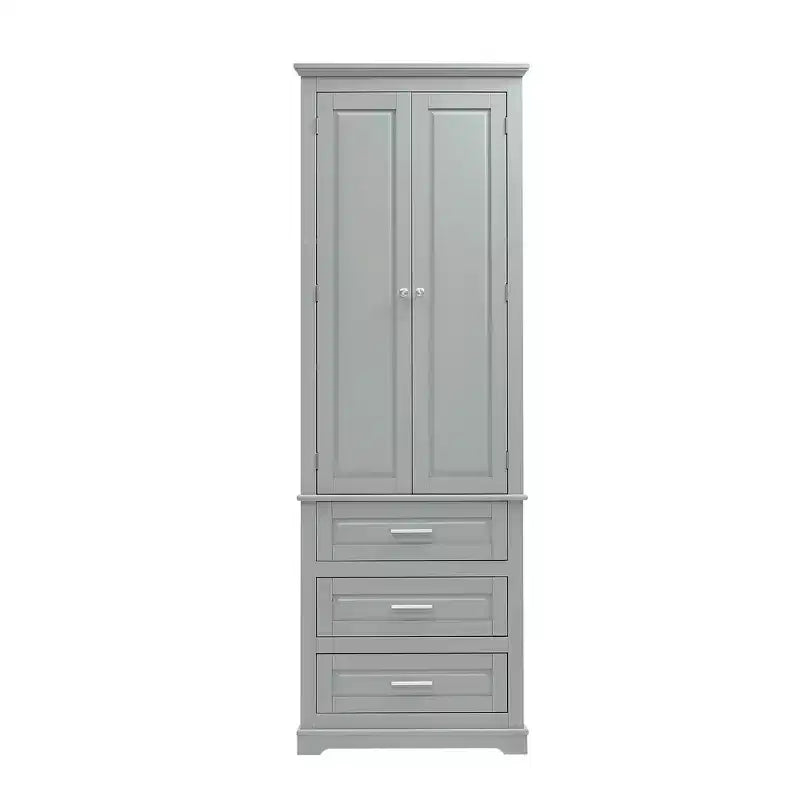 Meuble de rangement haut avec tiroirs pour salle de bain, bureau