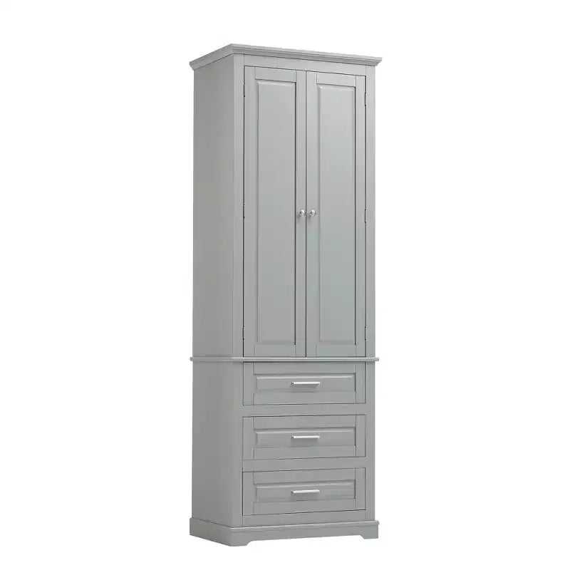 Meuble de rangement haut avec tiroirs pour salle de bain, bureau