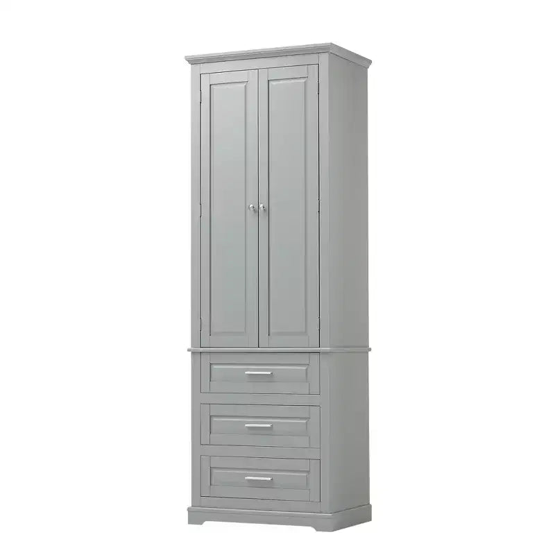 Meuble de rangement haut avec tiroirs pour salle de bain, bureau