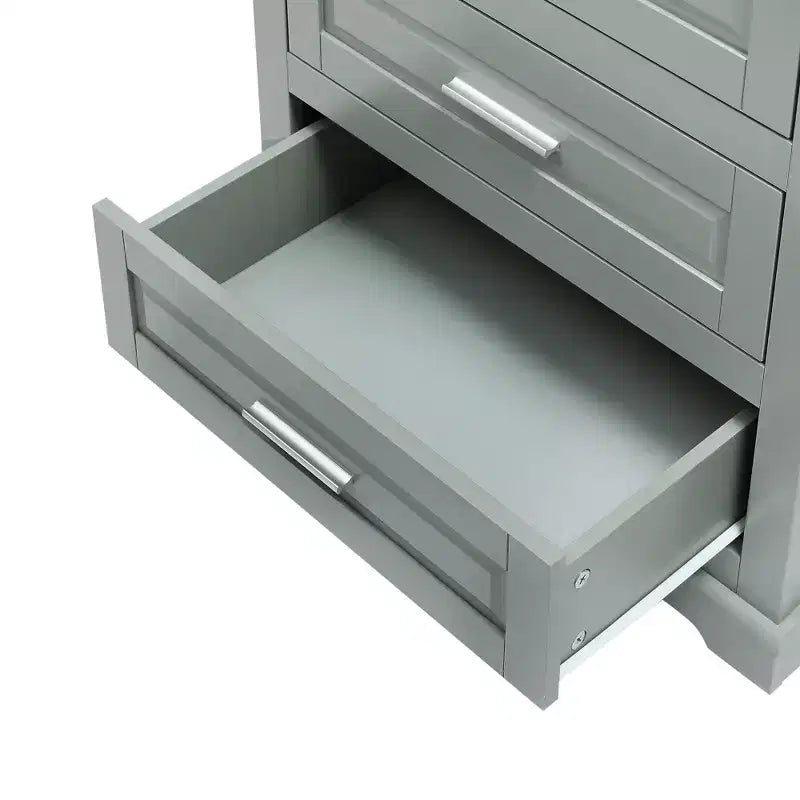 Meuble de rangement haut avec tiroirs pour salle de bain, bureau