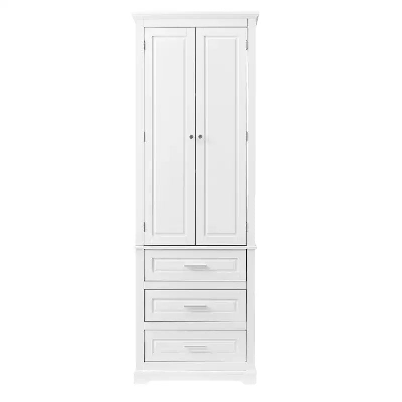 Meuble de rangement haut avec tiroirs pour salle de bain, bureau