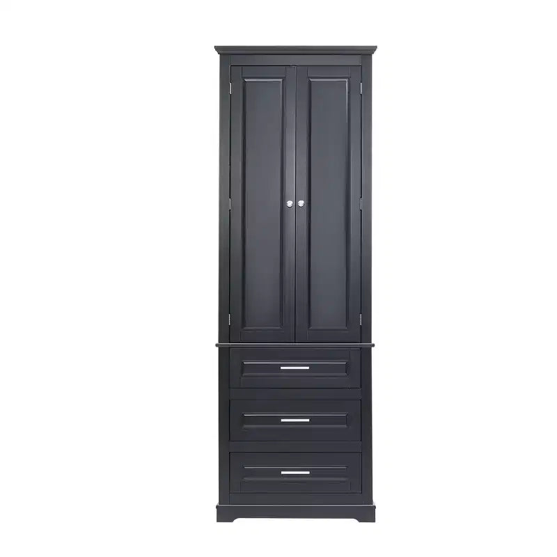 Meuble de rangement haut avec tiroirs pour salle de bain, bureau
