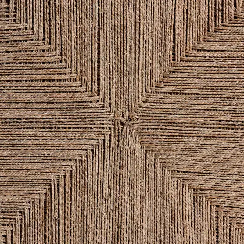 Table basse en jonc de mer naturel