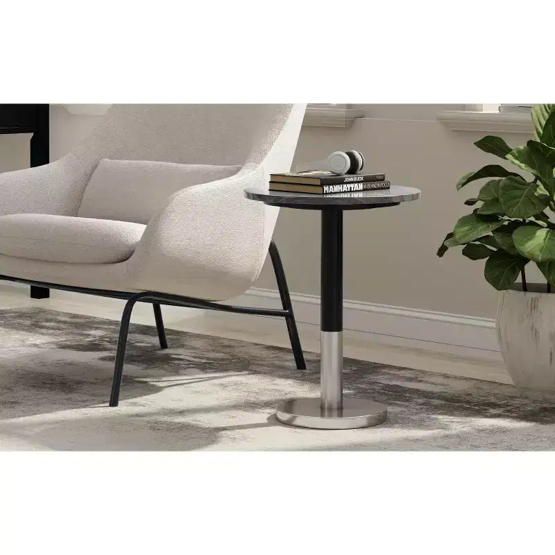 Table d'appoint moderne de 40 cm de large