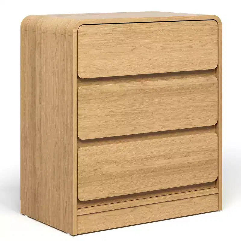 Table de chevet moderne à 3 tiroirs pour chambre à coucher