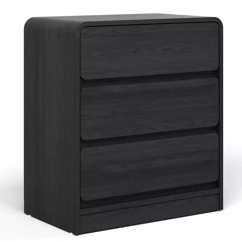 Table de chevet moderne à 3 tiroirs pour chambre à coucher