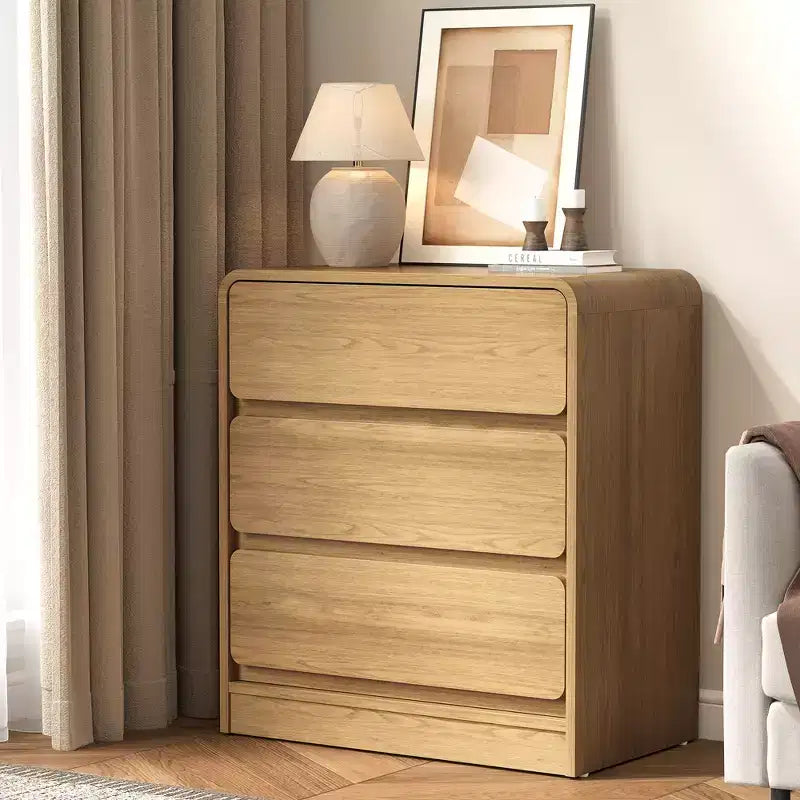 Table de chevet moderne à 3 tiroirs pour chambre à coucher