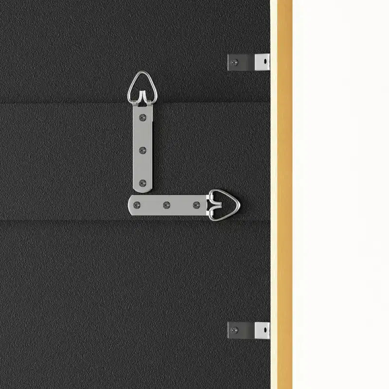Miroir ovale pleine longueur 160 x 50 cm, miroir mural, miroir corporel HD, cadre en aluminium