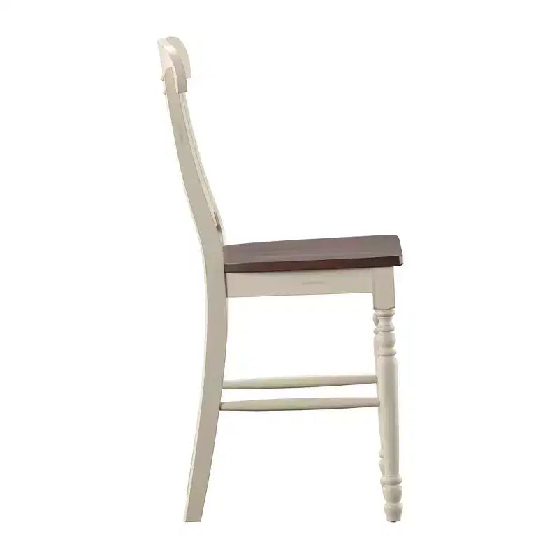 Tabourets de comptoir bicolores Campagne