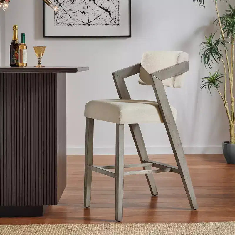 Comptoir de bar et tabourets de bar