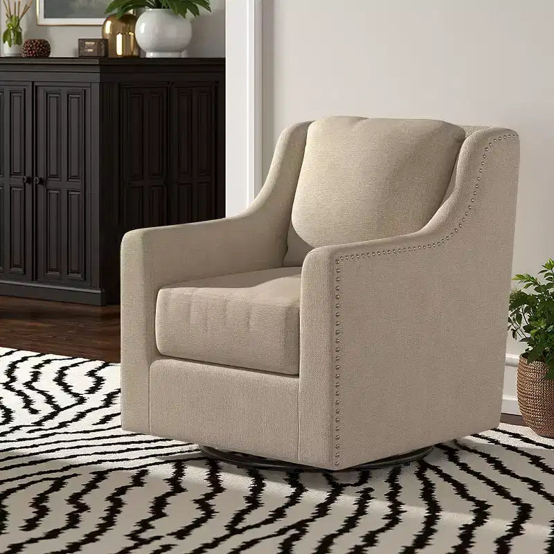 Fauteuil pivotant Nailhead