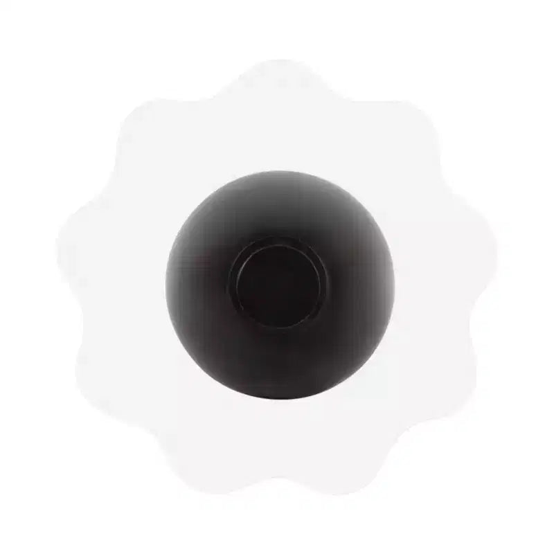Table d'appoint festonnée, 10x22, Noir