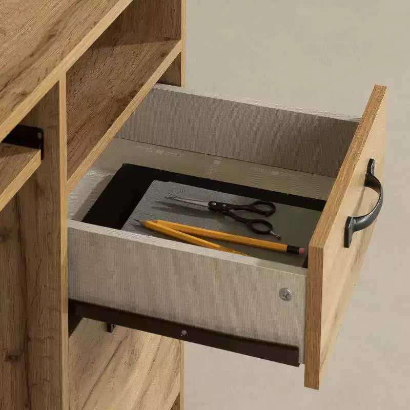 Bureaux pour enfants avec étagère de rangement ouverte