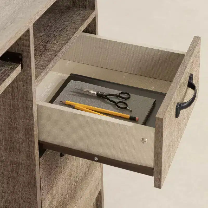 Bureaux pour enfants avec étagère de rangement ouverte