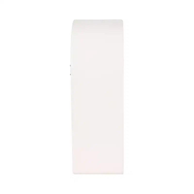Organisateur de Rangement Mural Arqué avec Étagères Suspendues Multiples - Design en Bois Glamour avec Silhouette Courbe pour Petits Espaces - 24, Blanc