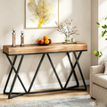 Table basse effet bois