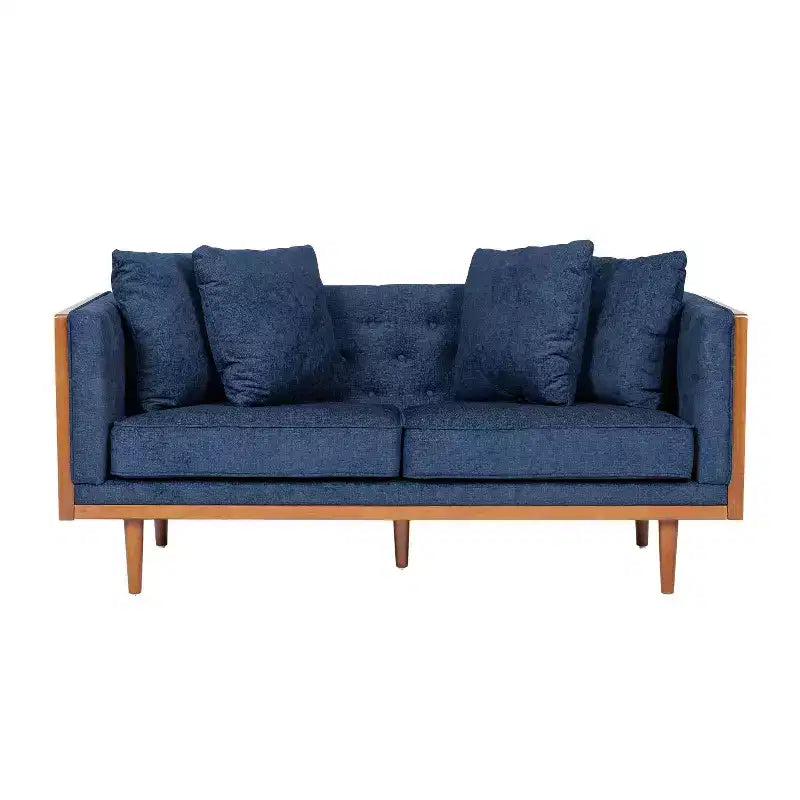 Christopher Knight Home Borah Tufted Loveseat with Accent Pillows